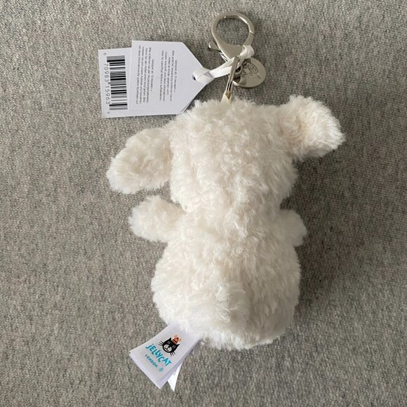 NWT Jellycat Little Lamb Bag Charm 100% Authentic - Picture 2 of 14